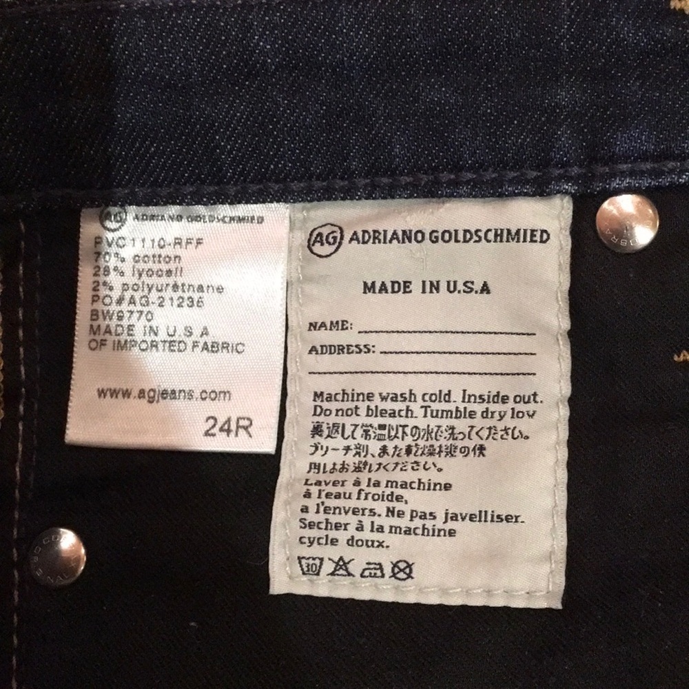 AG LOW RISE THE STILT CIGARETTE JEANS NWOT - Picture 7 of 11